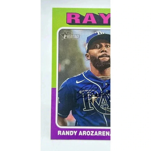 Randy Arozarena #74 Tampa Bay Rays 2024 Topps MLB TCG Heritage Mint - Picture 2 of 6